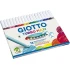 GIOTTO Turbo Maxi Super Washable Felt Tip Fibre Pens, Large Nib 5mm, Pack o 18